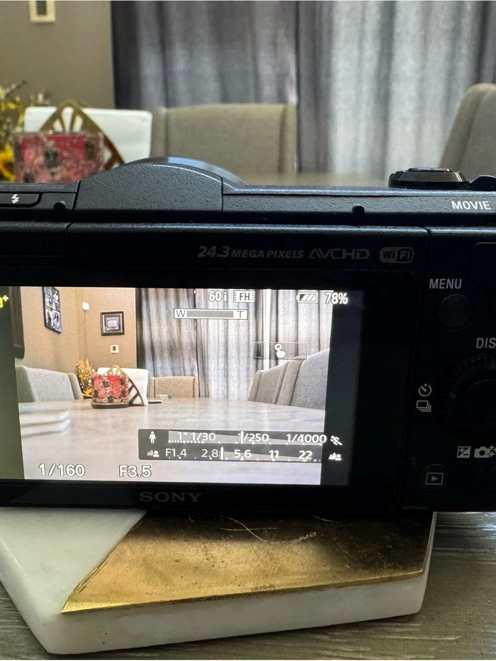 Sony Black Alpha Mirrorless Camera with 16-50mm OSS Lens